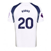Tottenham Hotspur Mohammed Kudus #20 Fußballbekleidung Heimtrikot 2025-26 Kurzarm